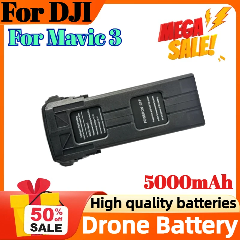 

5000mAh Battery For DJI Mavic 3 Battery Flight Time 46 Minutes Mavic 3 Pro Drone Intelligent Flight Accessories New in Stock