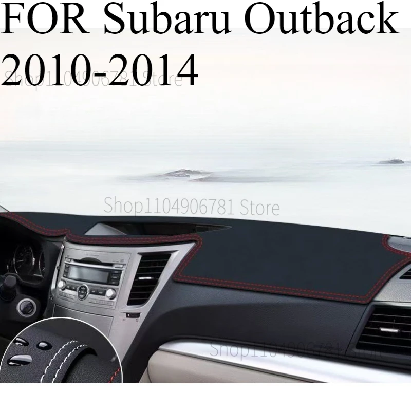 

Для Subaru Outback 2010-2014 автомобильный коврик для приборной панели, коврик для приборной панели, козырек от солнца, чехол для приборной панели, аксессуары для ковров
