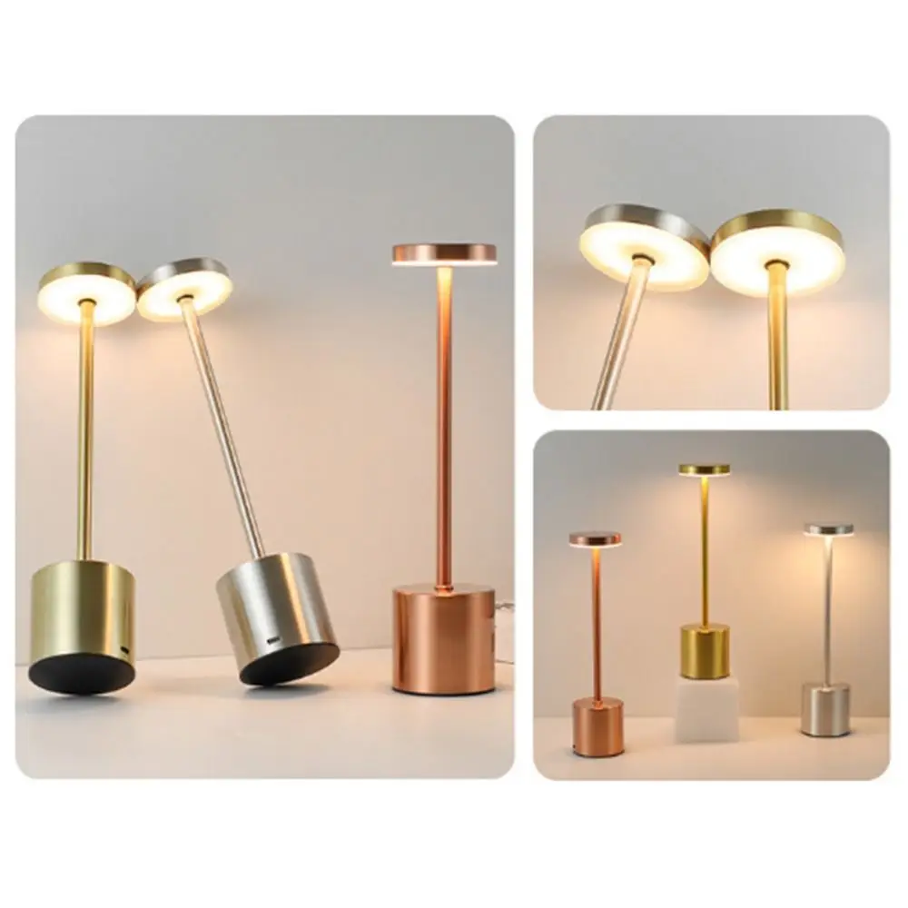 

Настольная LED-лампа в скандинавском стиле с 3 цветами, регулируемой яркостью, сенсорным управлением и современным дизайном