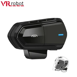 VR Robot Bluetooth 5.0 Helmet Headsets Wireless Motorcycle Handsfree Headphones Wireless Stereo Music Player with FM Radio