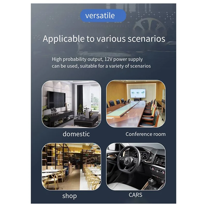 N82R Auto-Partner S-838 2.1CH Audio Power Amplifier, RMS 30WX2+40WX1 Kelas D Stereo Digital Audio Amp Dengan Output Subwoofer