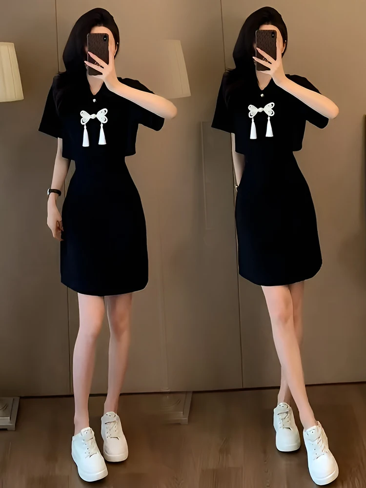 Casual Faion Slim Fit Dr Feminino Verão Novo Sle Alta Quali Anti-Envelhecimento Ele Or Sve T-shirt Dr