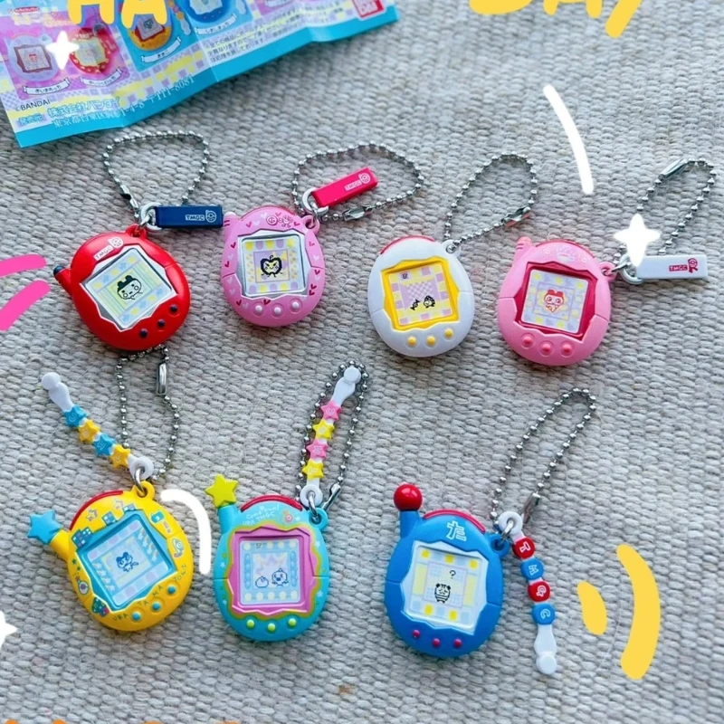 Genuine Bandai Tamagotchi Reproduction Series Yuanzu Machine Pendant Electronic Pet Classic Childhood Memories Game Toys Gift