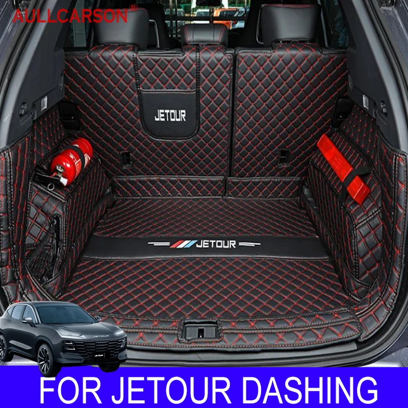 For Chery Jetour Dashing 2022 2023 2024 Custom Trunk Mats Leather Durable Cargo Liner Boot Interior Cover Car Accessories