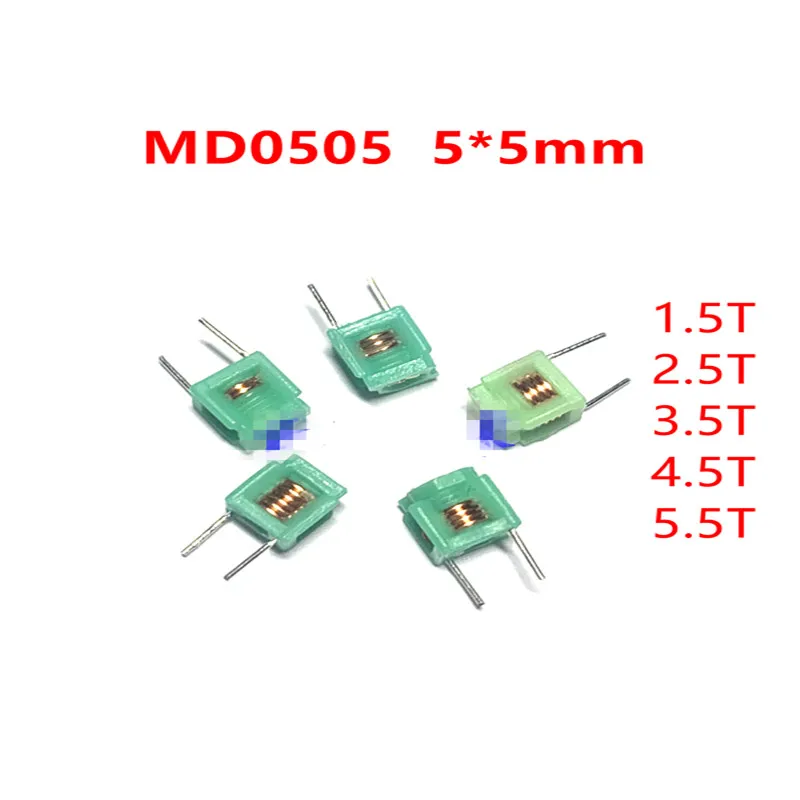 100 Stück variable Induktoren-Sortiment, Spule einstellbar, 1,5 T-5,5 T