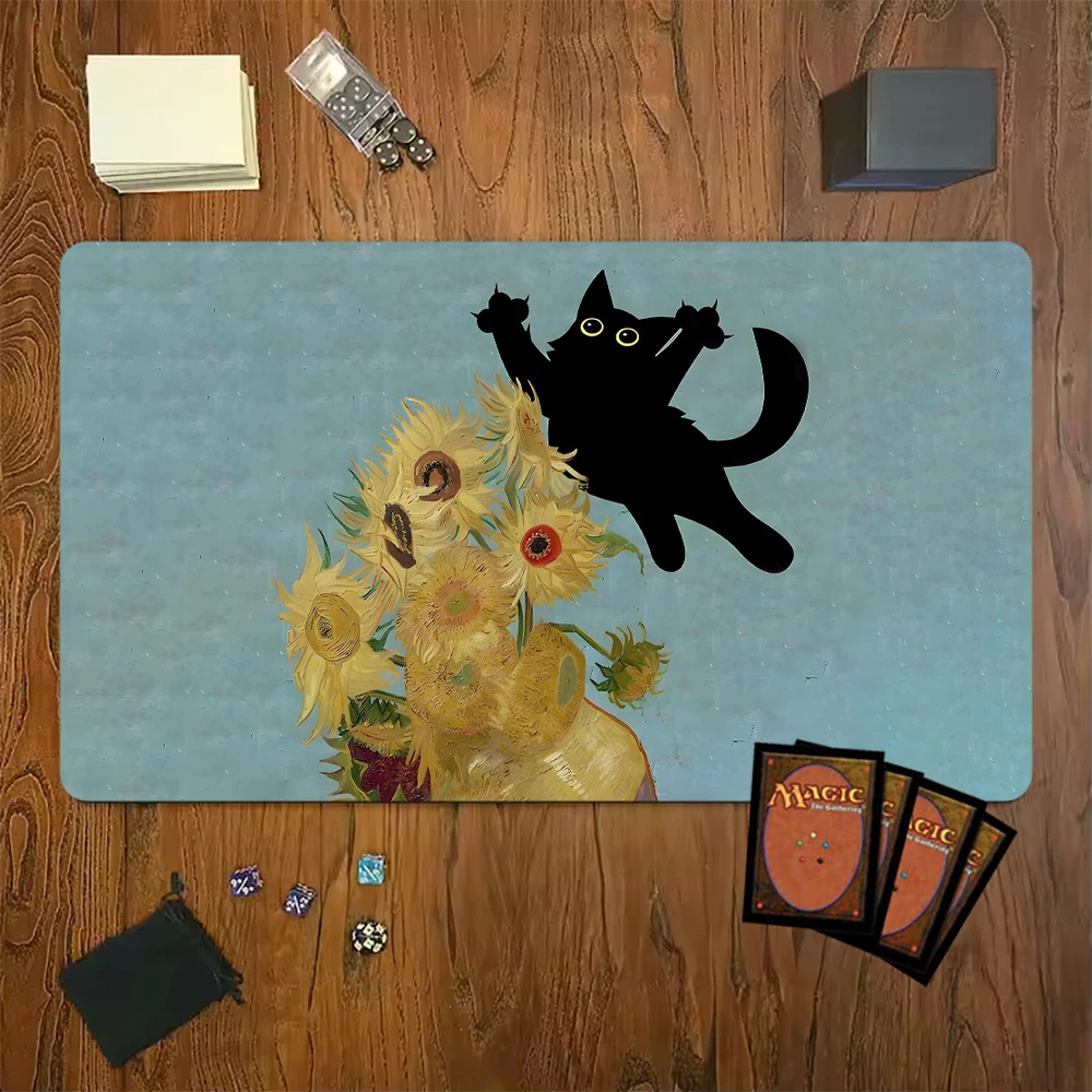 

1pc Card Game Playmat XXL Mouse Pad, Strategy Desk Mat, Non-Slip Rubber Base, Gaming Tabletop