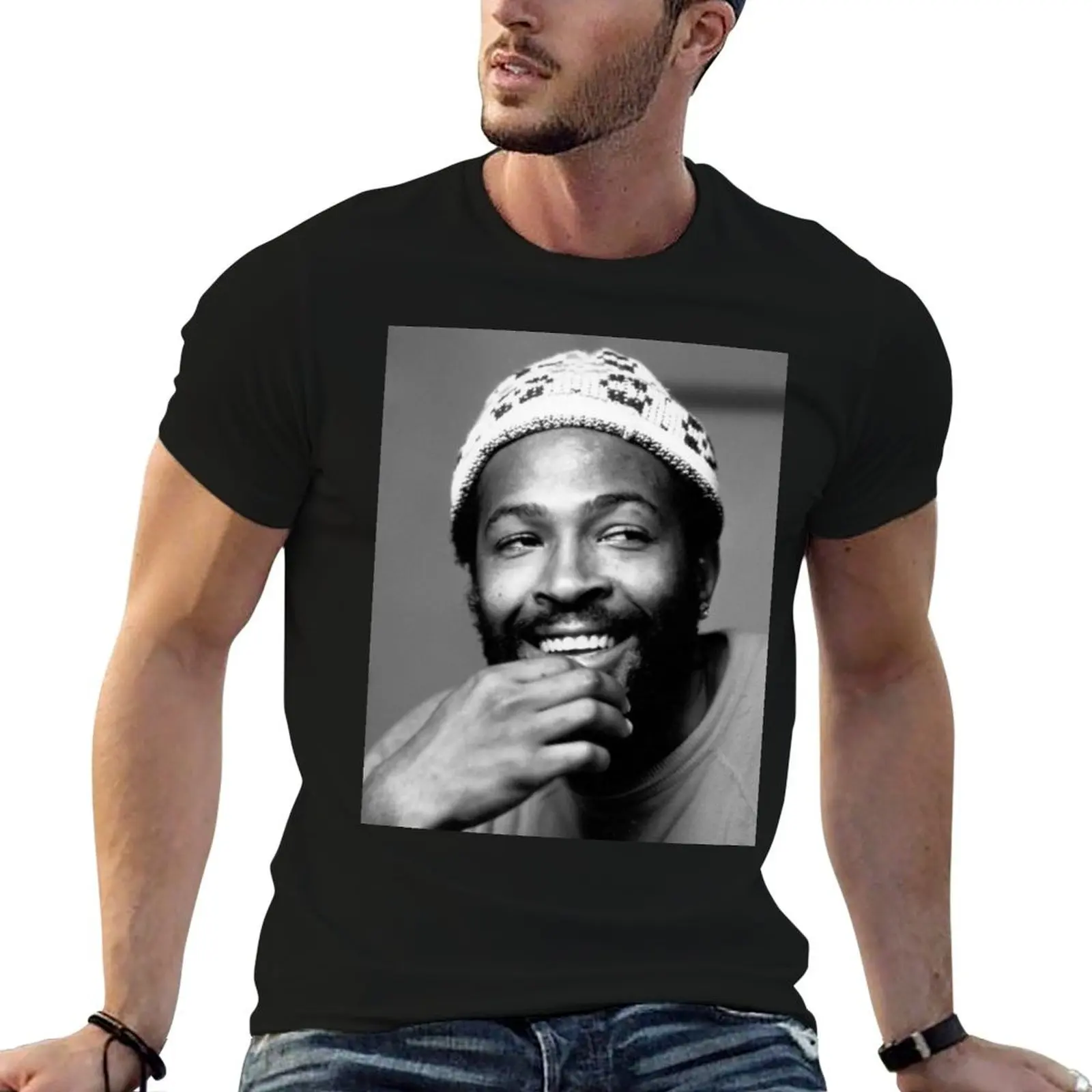

Футболка Marvin Gaye art, мужская футболка, мужские хлопковые мягкие футболки