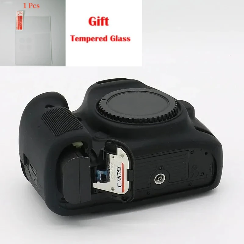

Camera Bag , For Canon EOS 5DIII/5DS/5dr , Silicone Case case glossy protective cover + free tempered film
