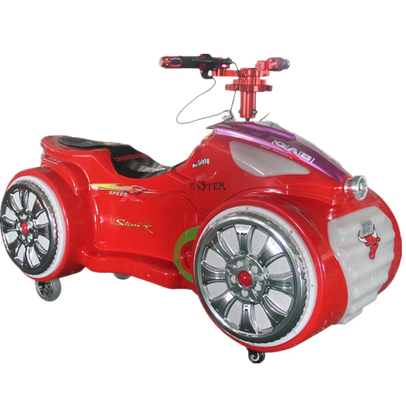 Electric Bumper Car Rides Indoor Amusement Park Ride for Kids with LED Lights and 6-10km/h Speed