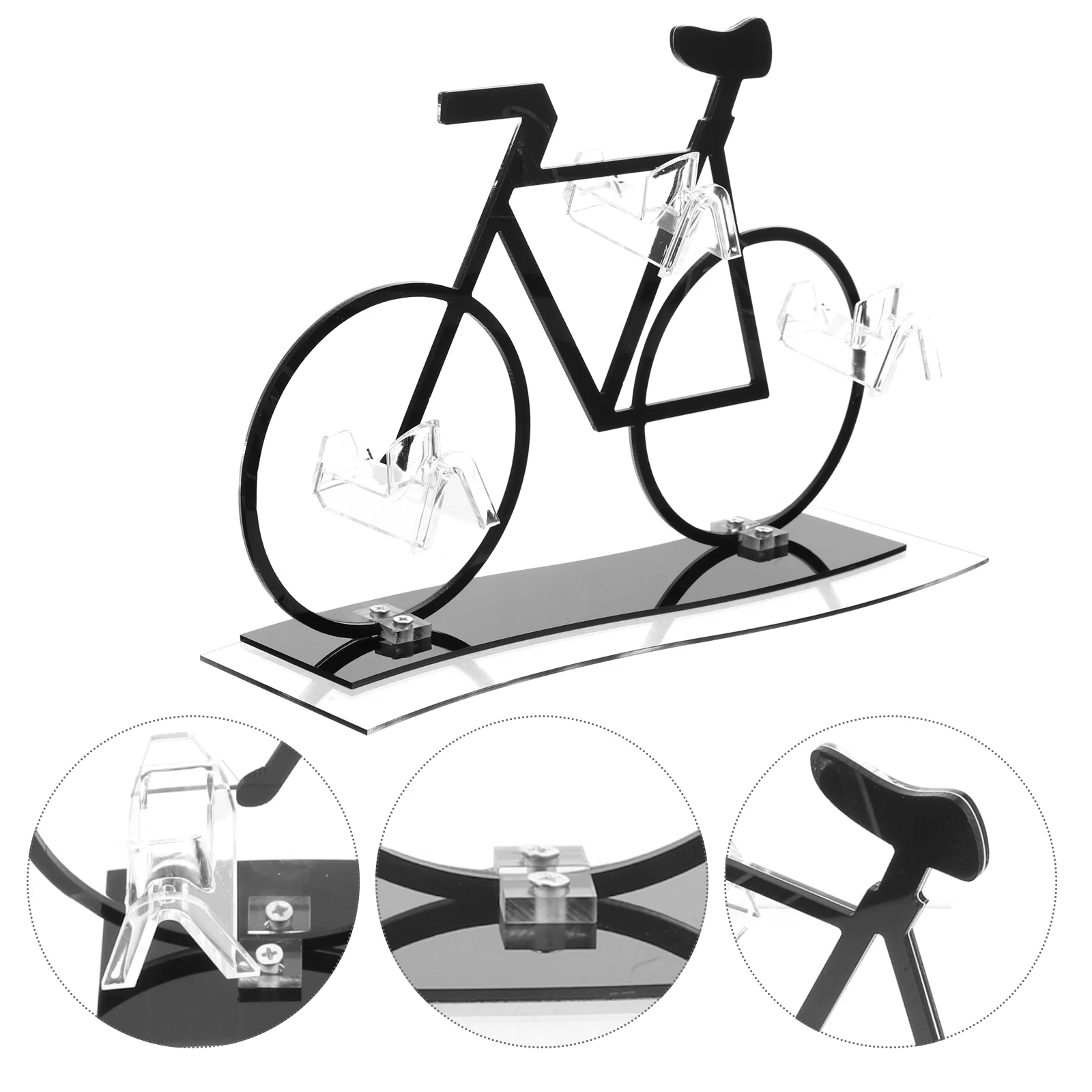 

Bicycle Shaped Sunglasses Acrylic Eyewear Display Rack Multi-Tier Glasses Holder For Home Store Desktop Organizer Stand