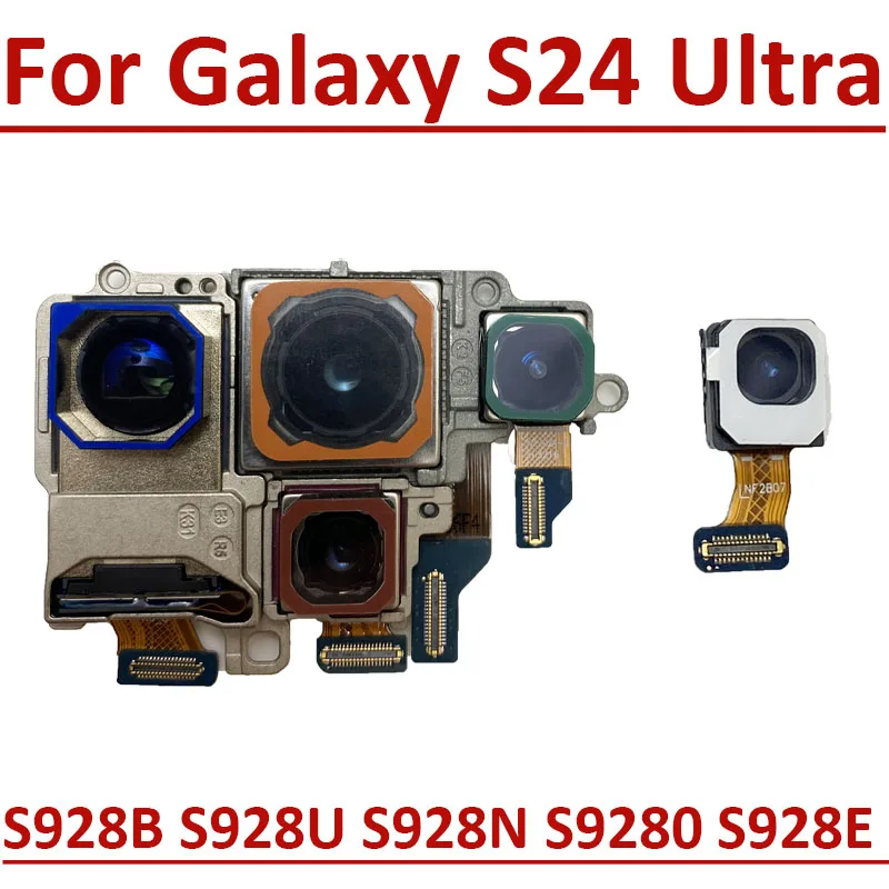 Rear Front Facing Camera For Samsung Galaxy S24 Ultra S928 S928B S928U S928E S928N Periscope Telephoto Back Wide Main Camera