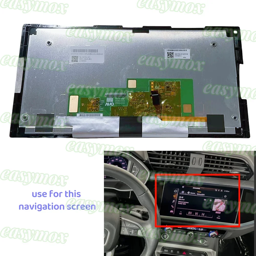 C101HAX01.0 10.1 inch LCD Display for Audi Q3 Sportback RSQ3 2019-2023 Navigation GPS Screen Repairment