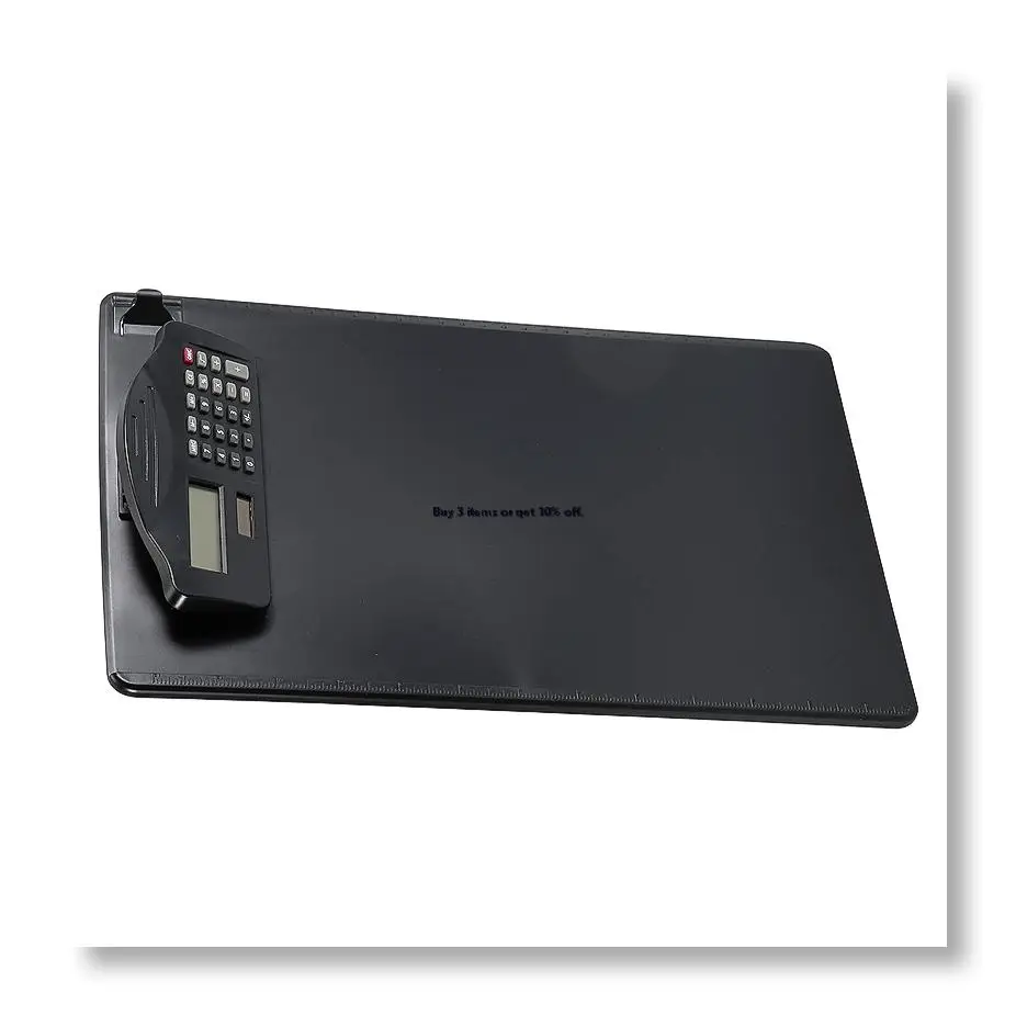 NEWMultifunctional Clipboard with Binder Calculator Writing Pad Pen Slot & Scale for A4 Paper File Suitable