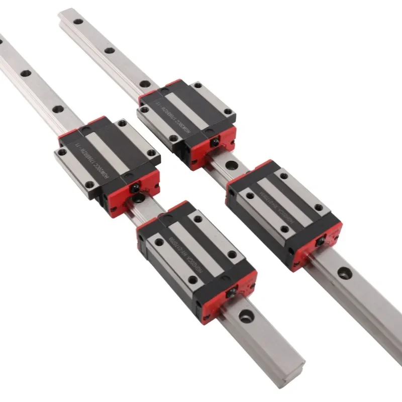 2PCS HGH15 Linear Guide Rail HGH15CA/HGW15CC Slider Block 300 Mm Length 3d Printer 4PCS