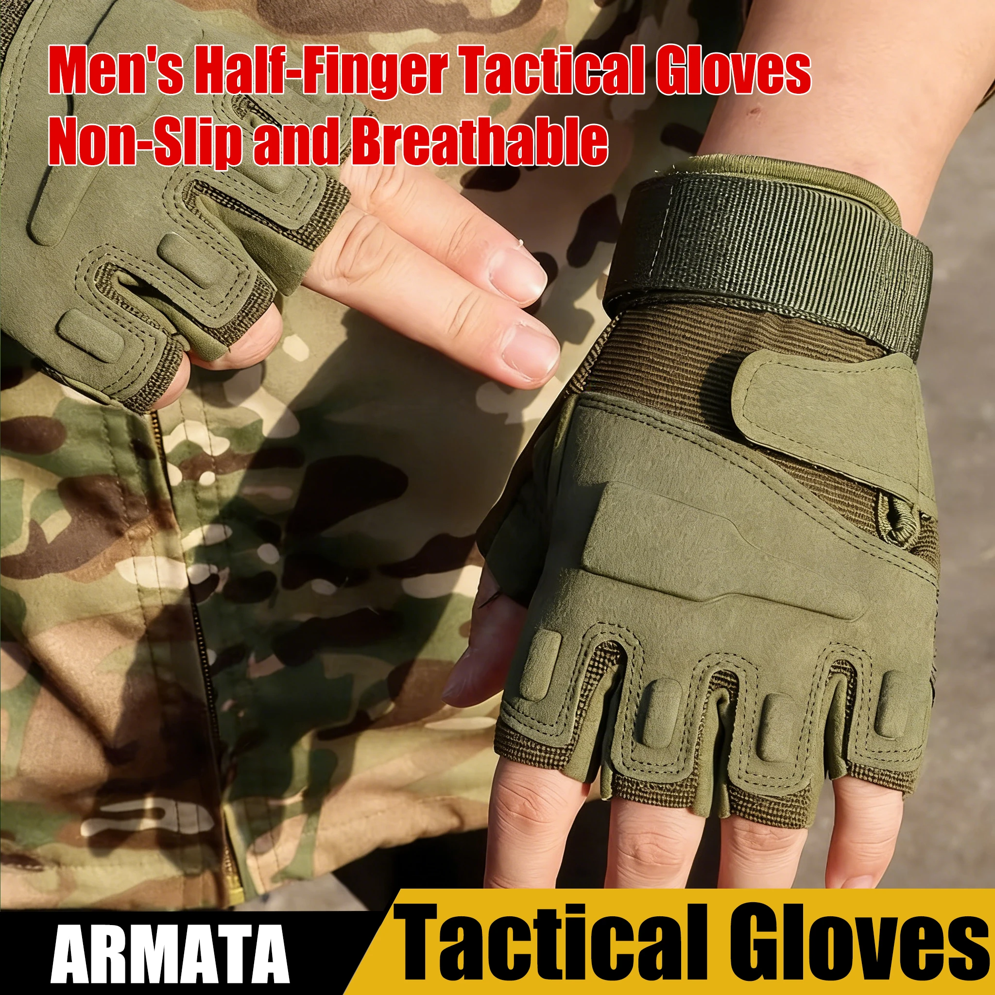 

Тактические перчатки для верховой езды, езды на велосипеде, спорта, скалолазания, пейнтбольной стрельбы, катания на лыжах. Перчатки на половину пальца