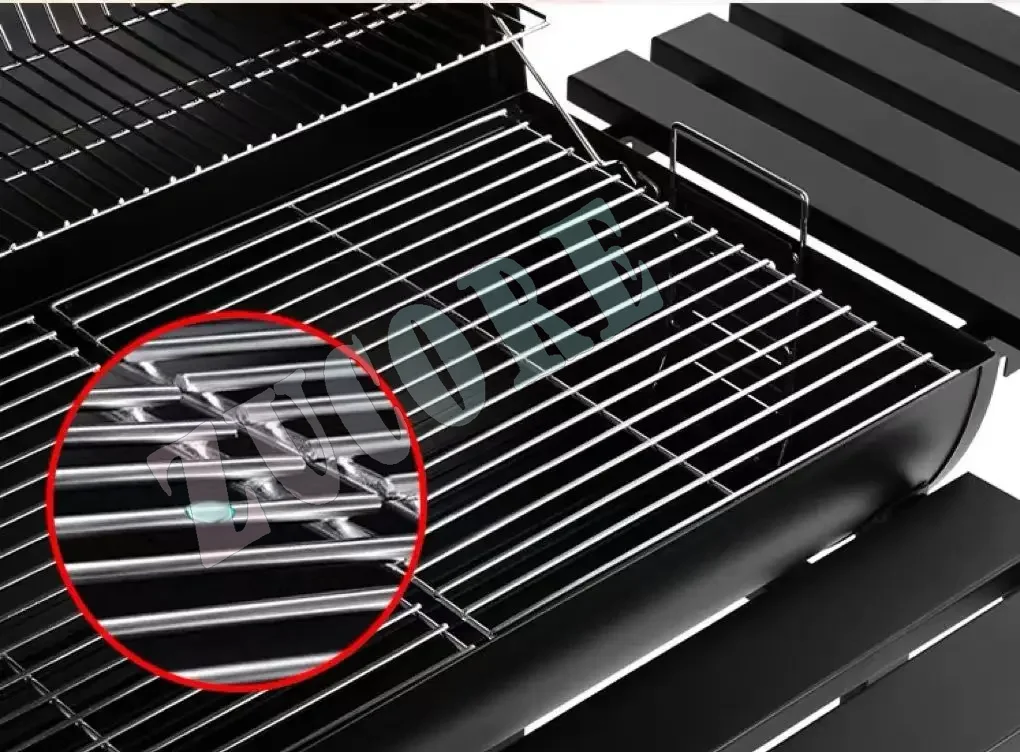 Parrilla de barbacoa doméstica, horno al aire libre de carbón, carrito de barbacoa, Control de temperatura, altura ajustable, herramienta de fiesta familiar