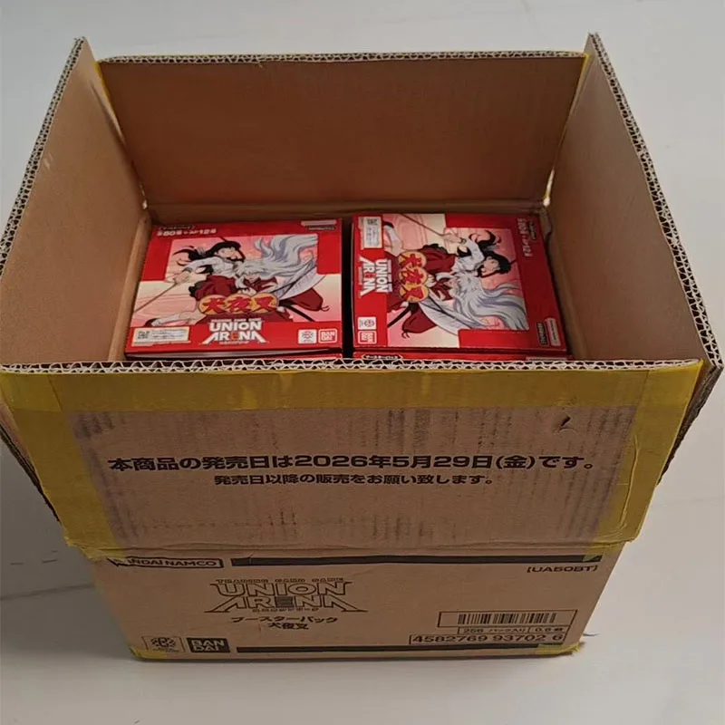 Original Bandai Union Arena Inuyasha UA50BT Booster Box Anime TCG Trading Card Game Collection Cards Gift For Anime Fans Gifts