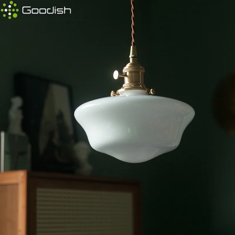 

Janpanese Wabi-sabi LED Pendant Lights White Glass Stone Art Creative Indoor Lamps for Living Room Home Decoration Chandeliers