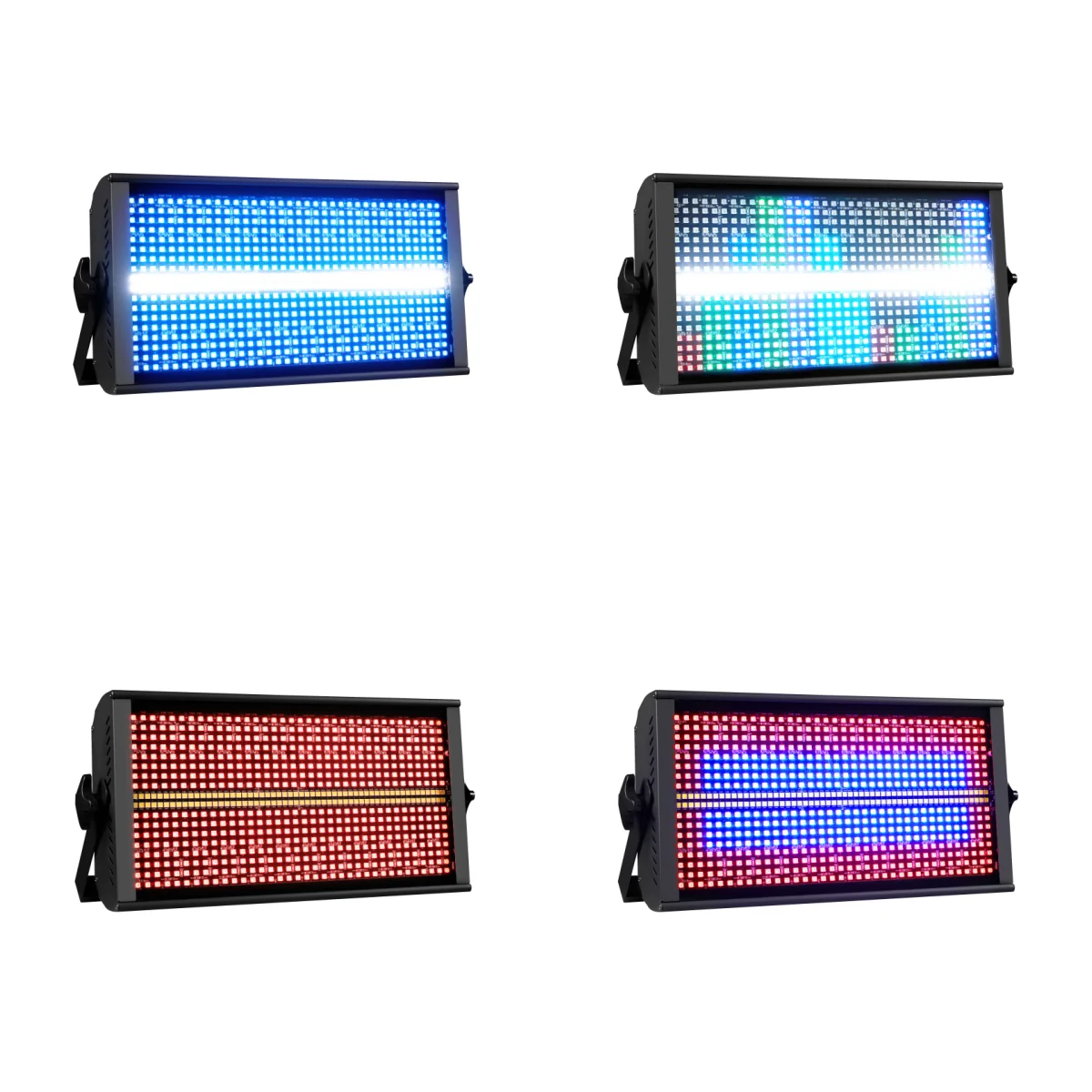 4PCS LED 200W RGBW 4in1 Partition Strobe Light  DJ  DMX Super Bright Dj Wash Bar Strobe Stage Lighting Effects