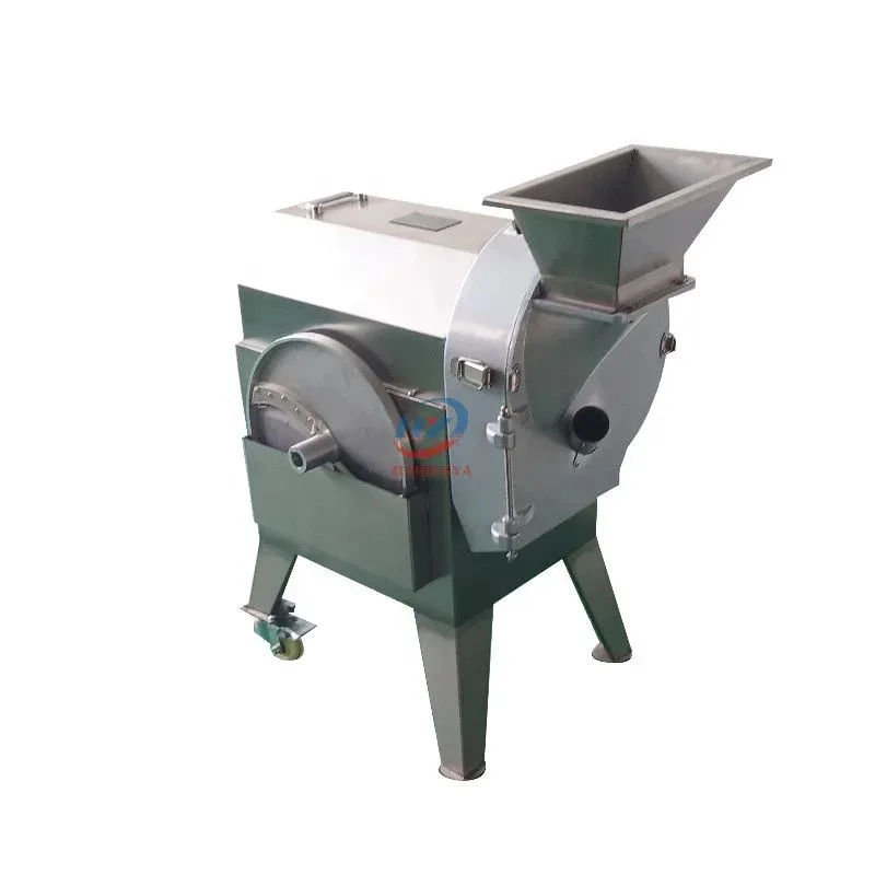 産業用自動野菜カッター ニンジン切断機 キュウリさいの目切り機