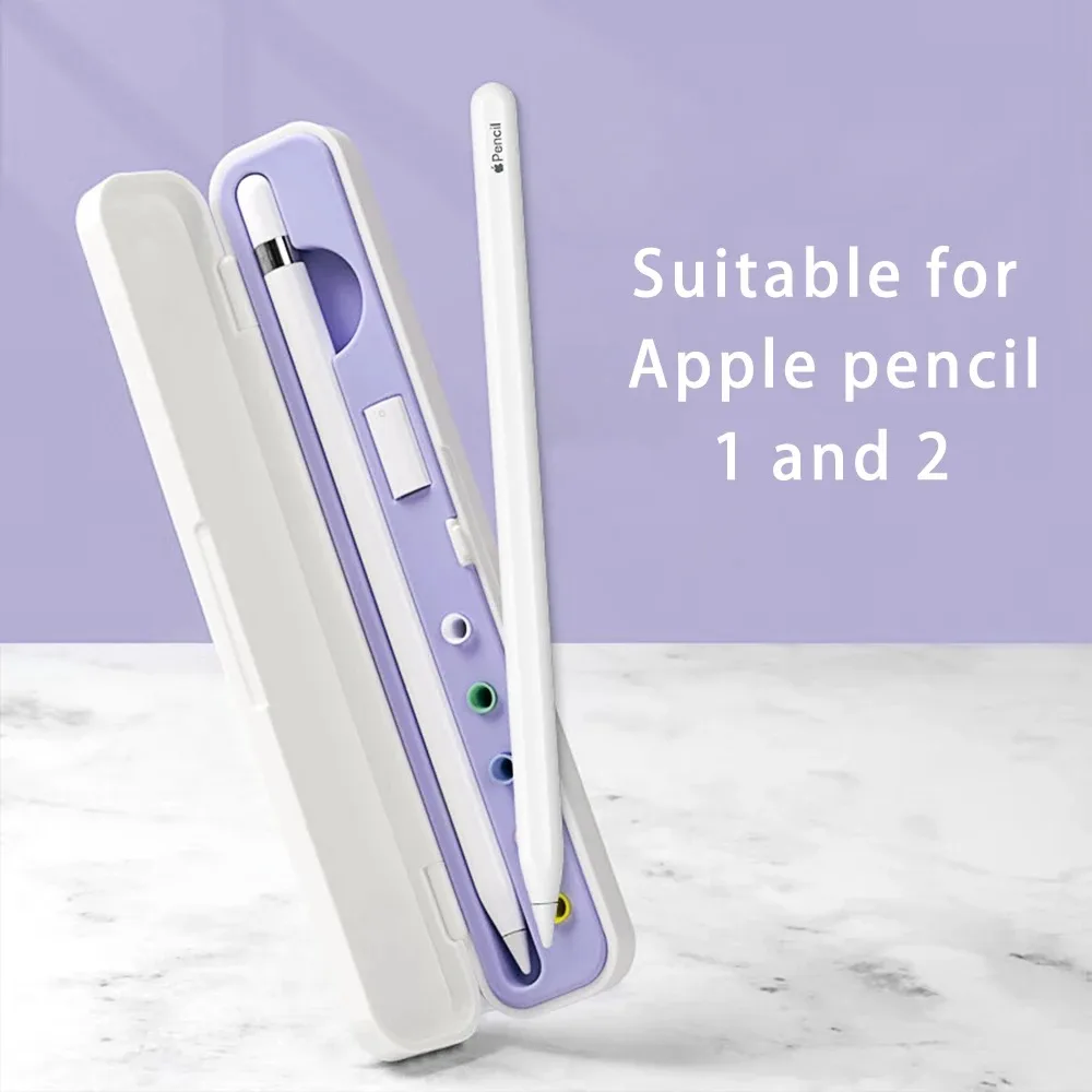 Box For Apple Pencil Pro1/2/3 Portable Holder Nib Case iPencil Stylus ipad Pencil Protection Case Touch Pen Cover Storage