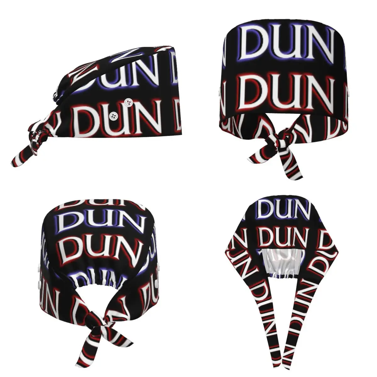 Dun Dun Meme (Law, Order, Parody) Scrub Hat Doctor Working Surgical Cap Unisex Adjustable Nursing Caps for Dentist
