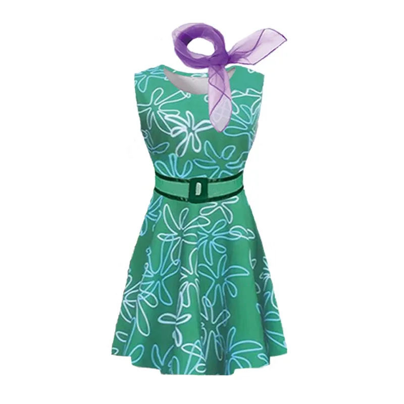 Anime Movies Inside2 Joy Sadness Cosplay Costume Anger Disgust Fear Disguise Suits for Kids Halloween Carnival Party Roleplay