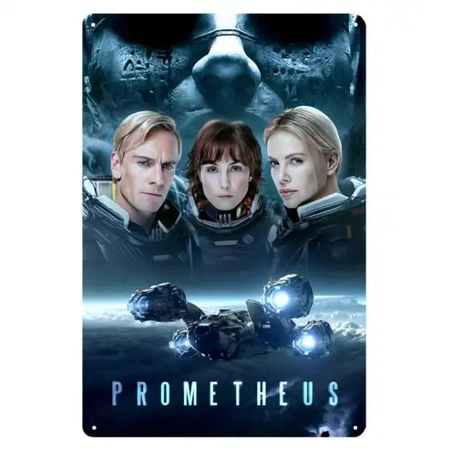 Póster metálico de la película Prometheus