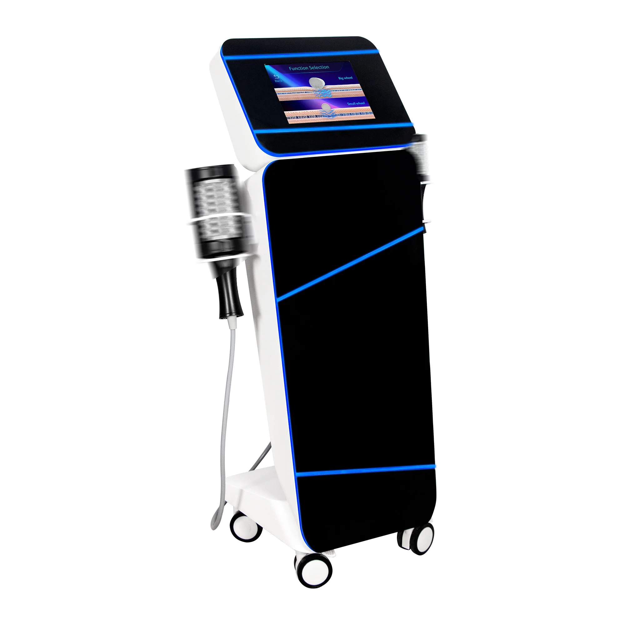 Rouleau de Massage électromagnétique 2 en 1, Relaxation musculaire, élimination des graisses, Cellulite 5D, entraînement du renforcement musculaire pour Salon