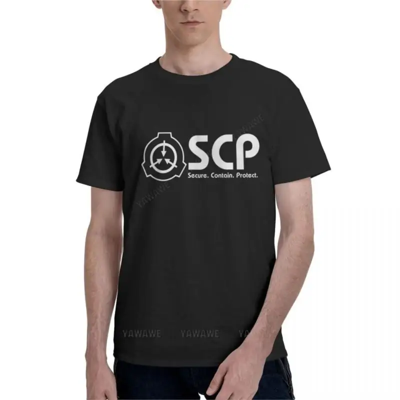 Summer tshirt men SCP foundation logo Essential T-Shirt new edition t shirt mens cotton t shirts male top tee-shirts