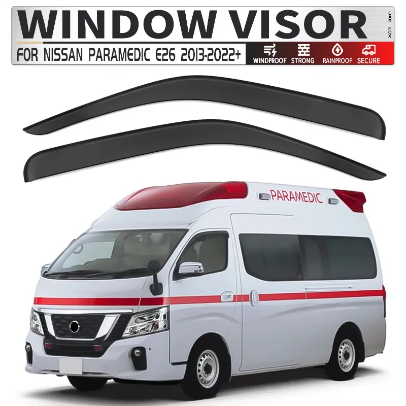 

Для Nissan Paramedic 2013-2022+ Дефлекторы окон, навесы-тенты, защита от дождя и солнца для боковых окон, аксессуары для стайлинга автомобиля