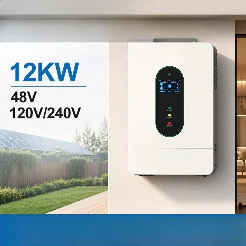 Solyx US Solyx 12kW Grid Solar Inverter 51.2V 6HP Motor Capability Comprehensive Protection for Home Solar Energy System
