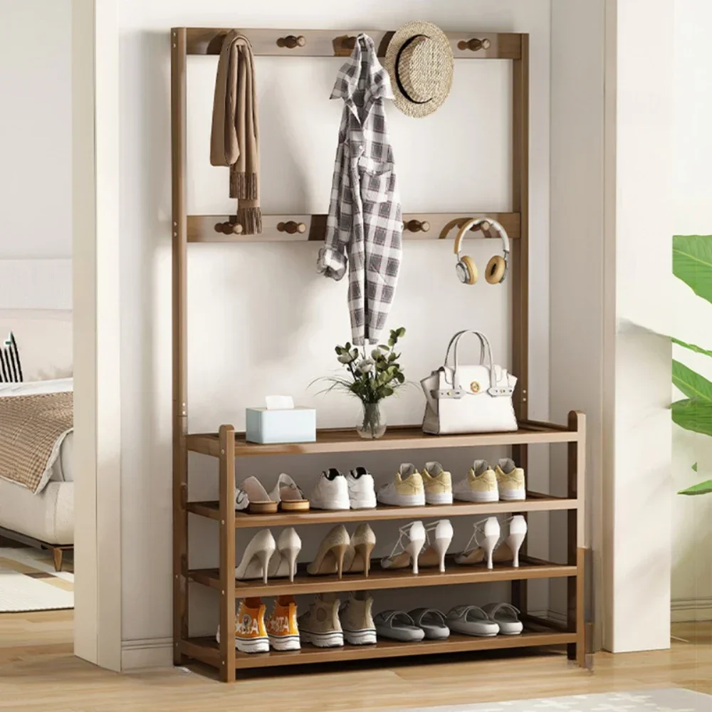 #For Clothes Hanger Multi-Ayer Shoe Corner Coat Coat Hat Rack One Simple Door Shoe Shelf Shoe