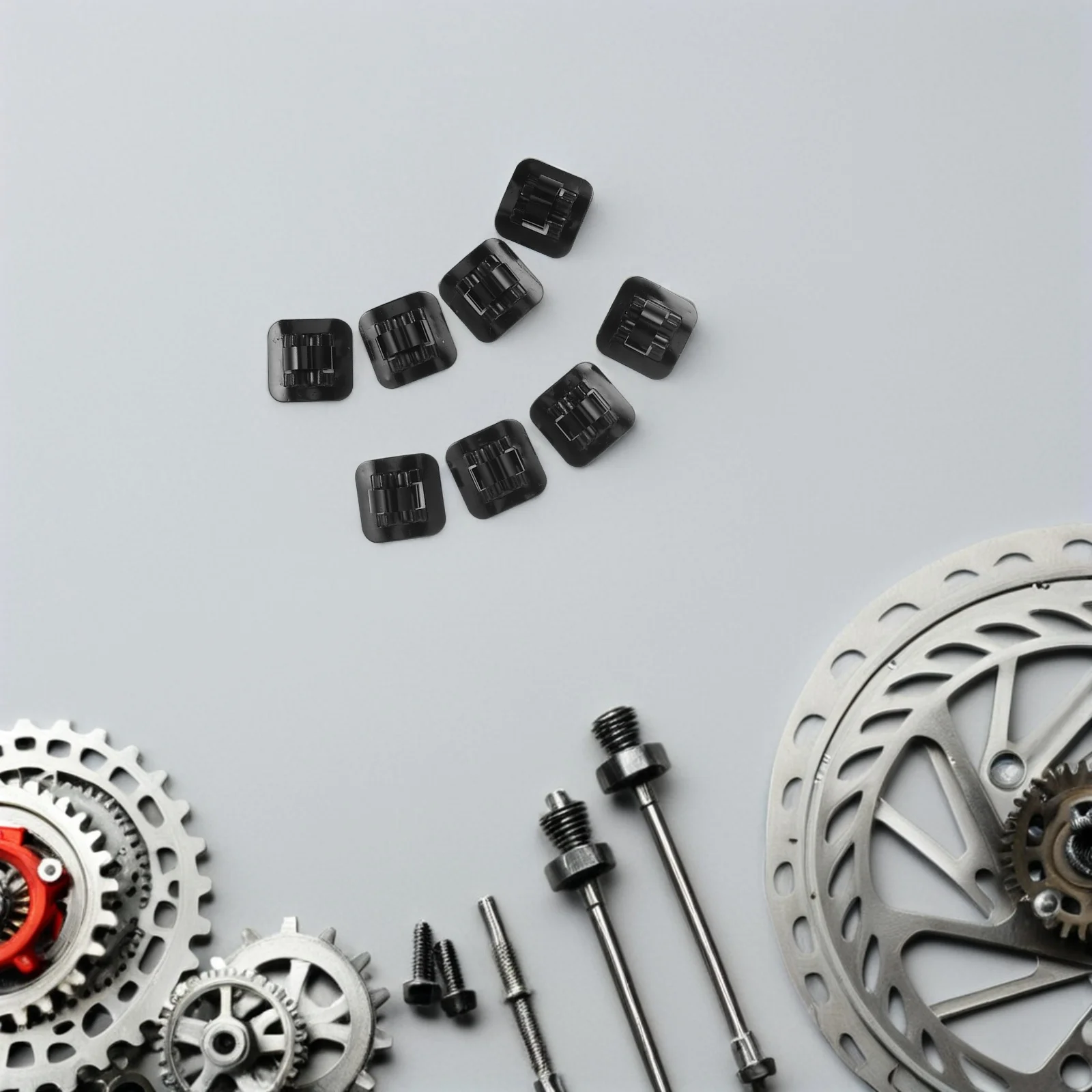 

8pcs C-Clips Cable Clips Adhesive Seat For Bike Wire Management Mountain Bicycle Hose Guide Brake Derailleur Shift Cable Clamp