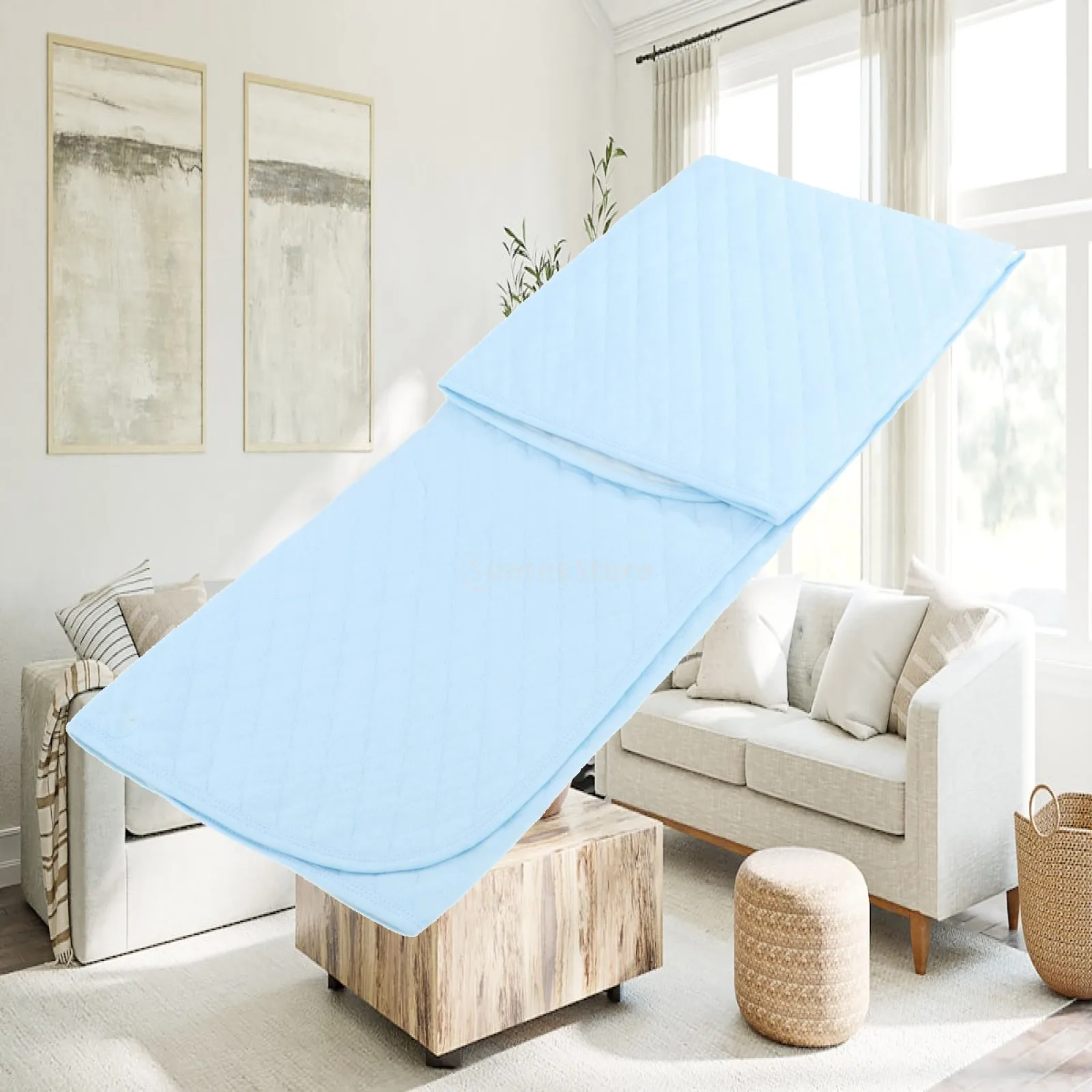 Soft Washable Incontinence Bed Pad 70x90cm Reusable Waterproof Underpad with Cotton Top Absorbent Mattress Protector for Elderly