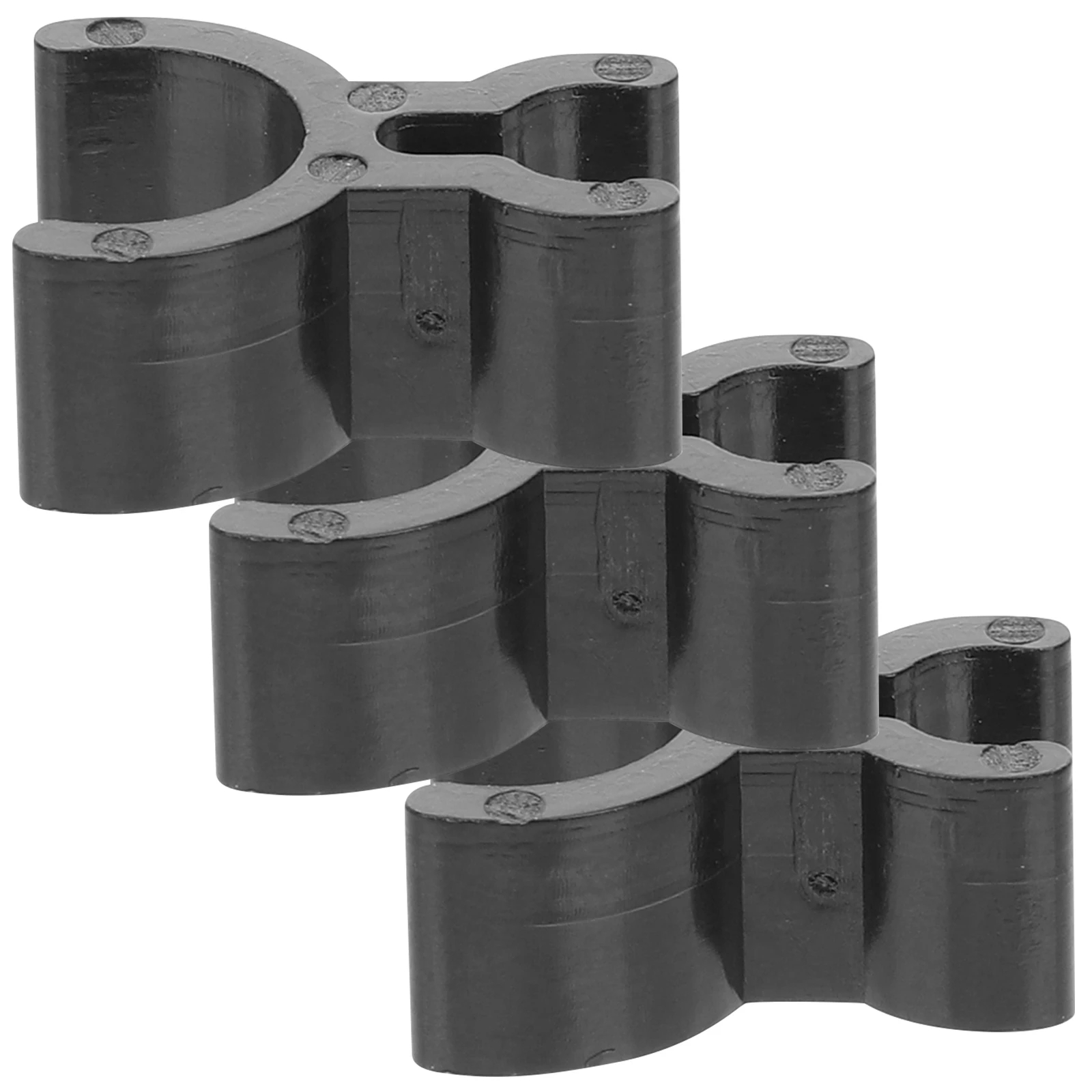 3 Pcs Black Plastic Pen Clips for Trumpet French Horn Pencil Holder Portable Musical Instruments Easy Storage Durability