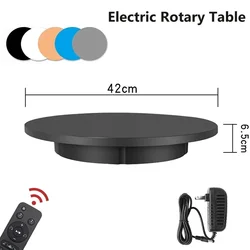 22cm-60cm 100KG Rotating Display Stand 360° Panoramic Automatic Display Table Turntable Photography Backdrop Shooting Booth