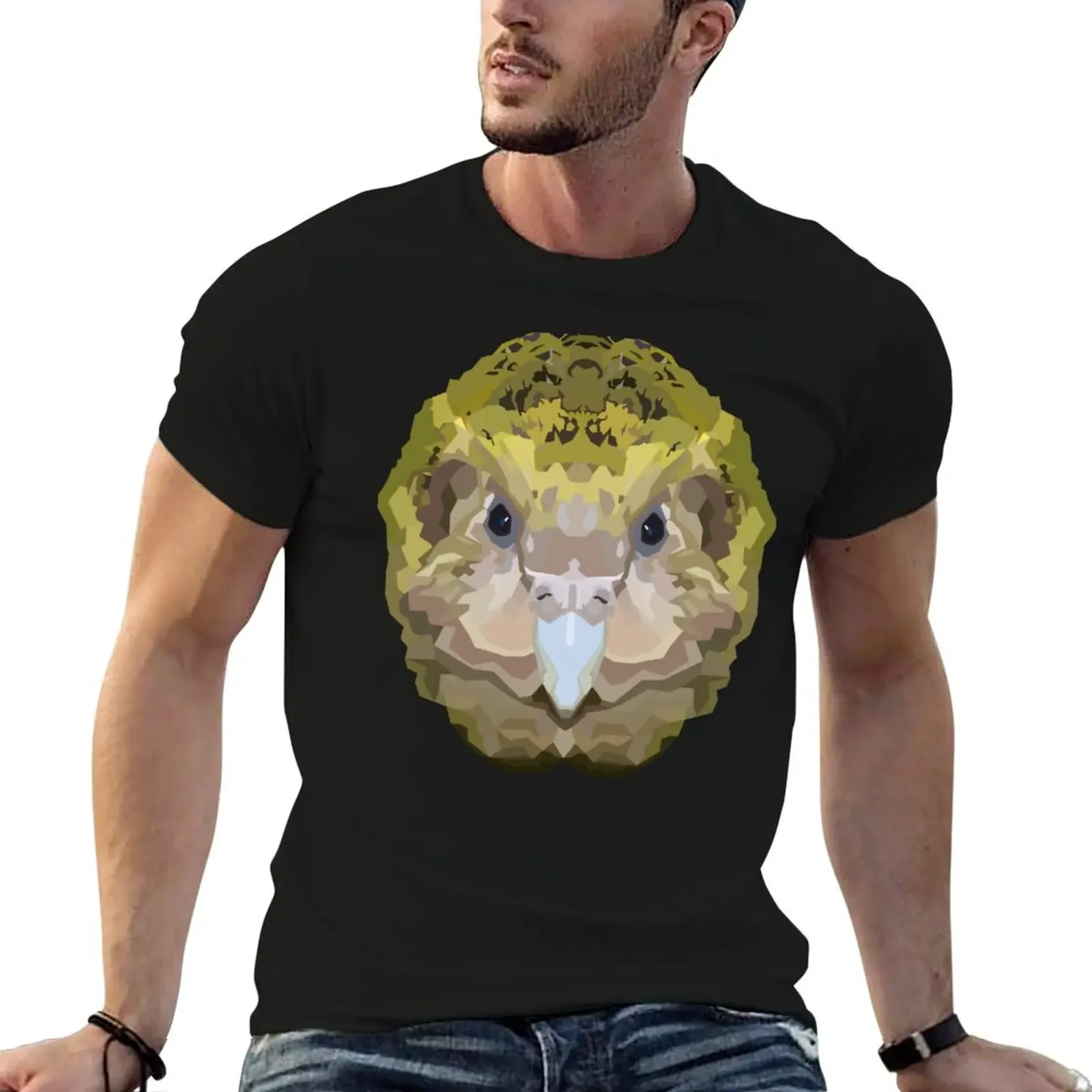 Topographic: Kakapo T-Shirt korean fashion sports fans shirts graphic tees quick-drying t shirts men