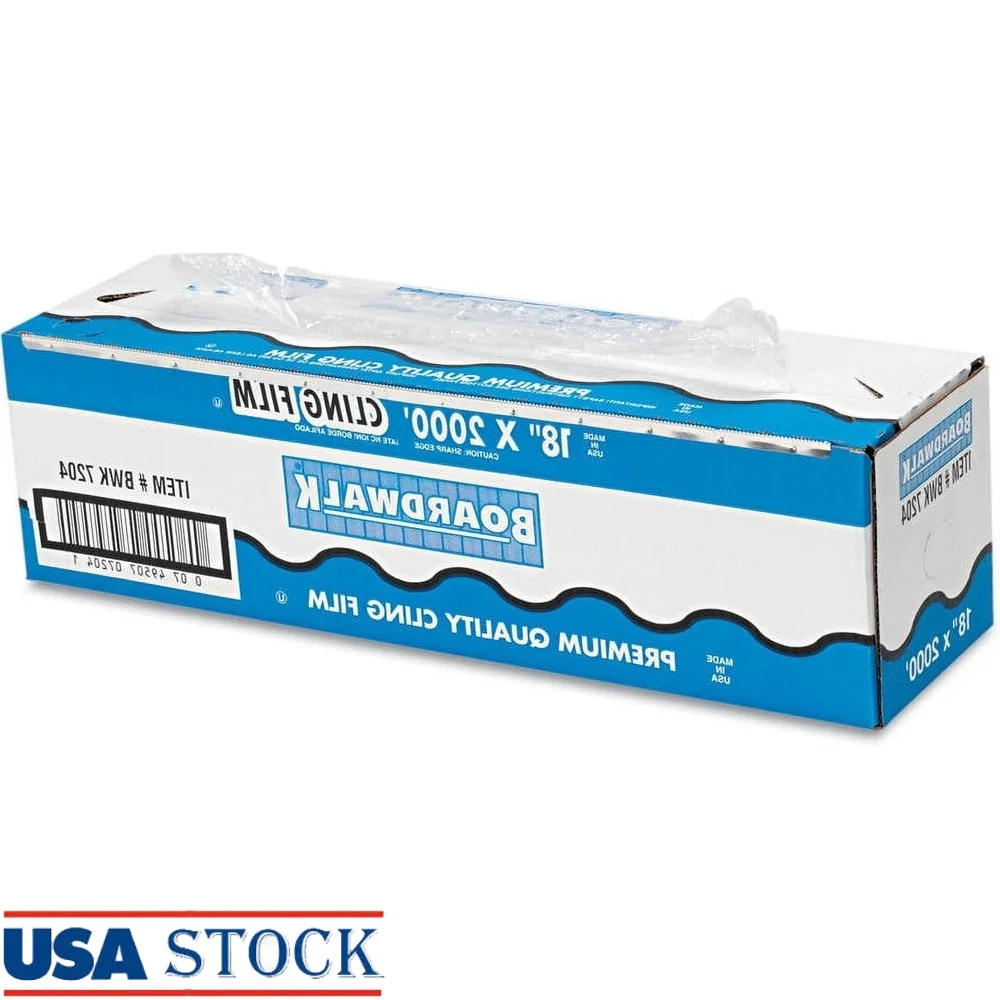 

Профессиональное качество, пленка для продуктов питания, сверхмощная пластиковая пленка, 18 дюймов x 2000 футов, пищевая пленка, контейнеры для хранения продуктов, свежесть, кухня