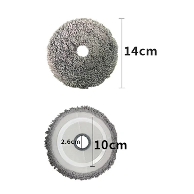 A83G-12Pcs قماش ممسحة قابل للغسل لقطع غيار المكنسة الكهربائية الروبوتية UWANT U200