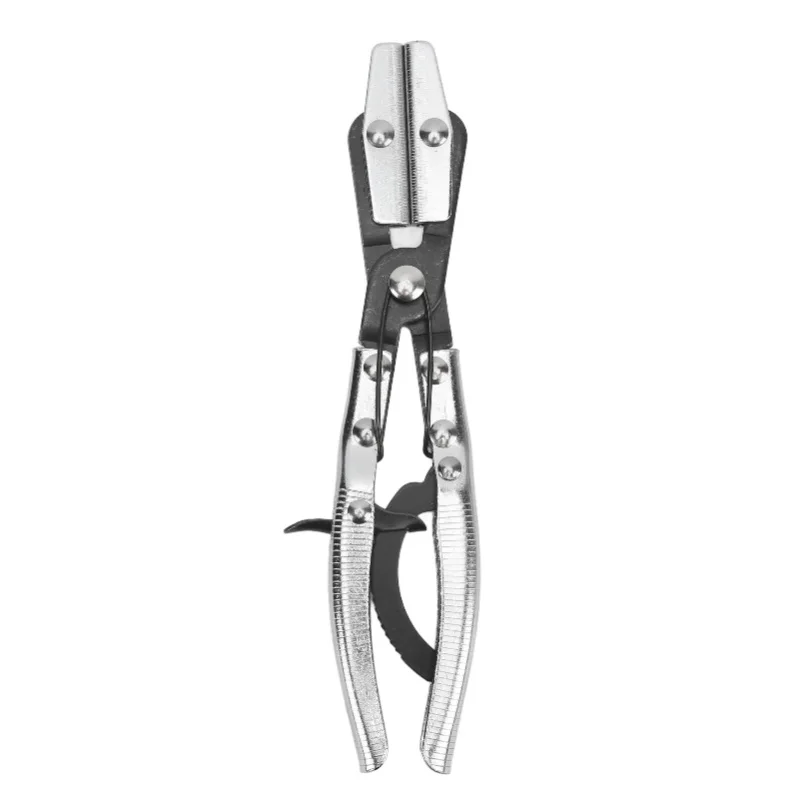 

Hose Pinch Off Plier Ratcheting Jaws Swiveling Universal For Automobile Radiator Brake Coolant Pipes 10in / 25.4cm