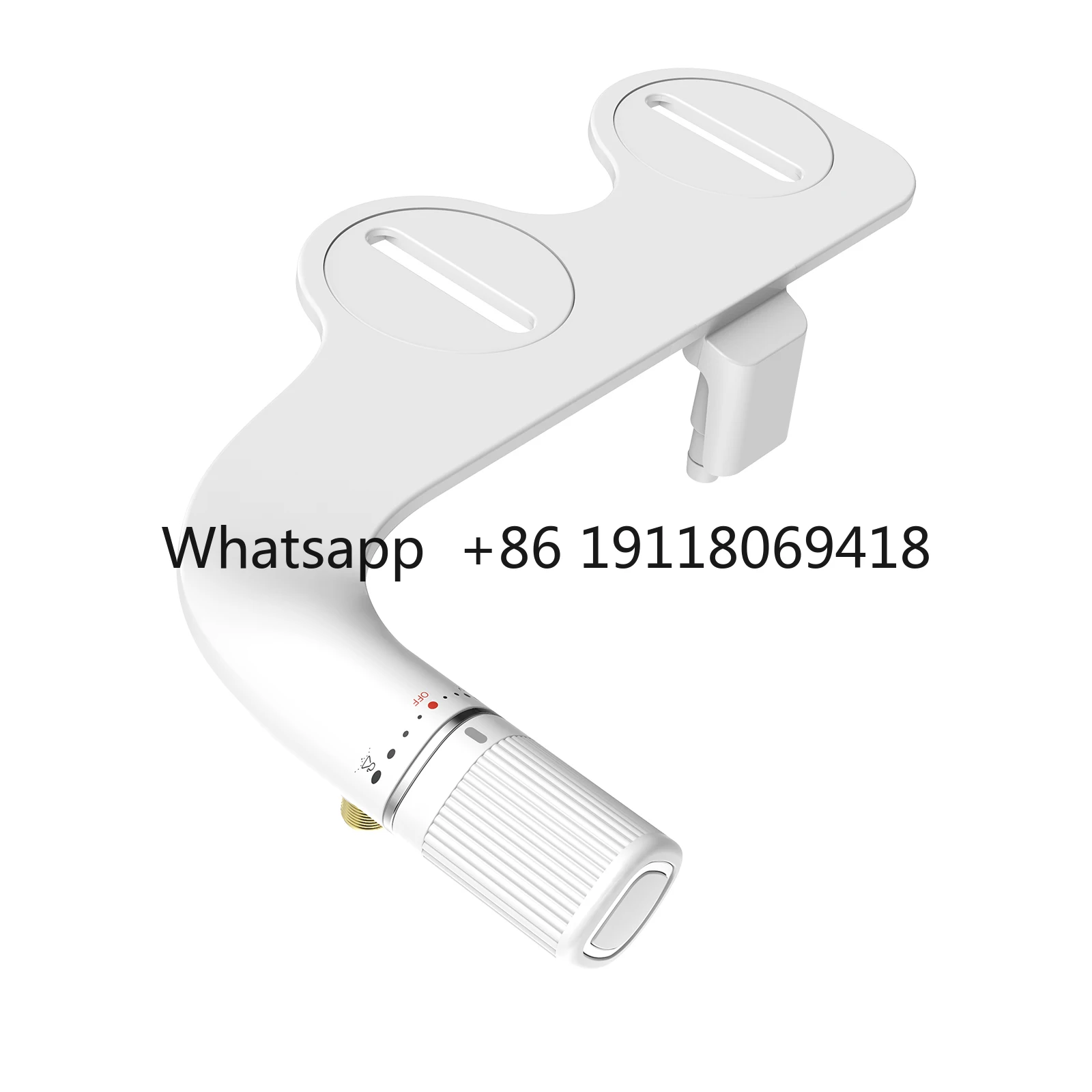 Upgraded bidet, ultra-thin butt wash, single-cooling toilet cover flushing, no electricity required, pp cleaning wonder