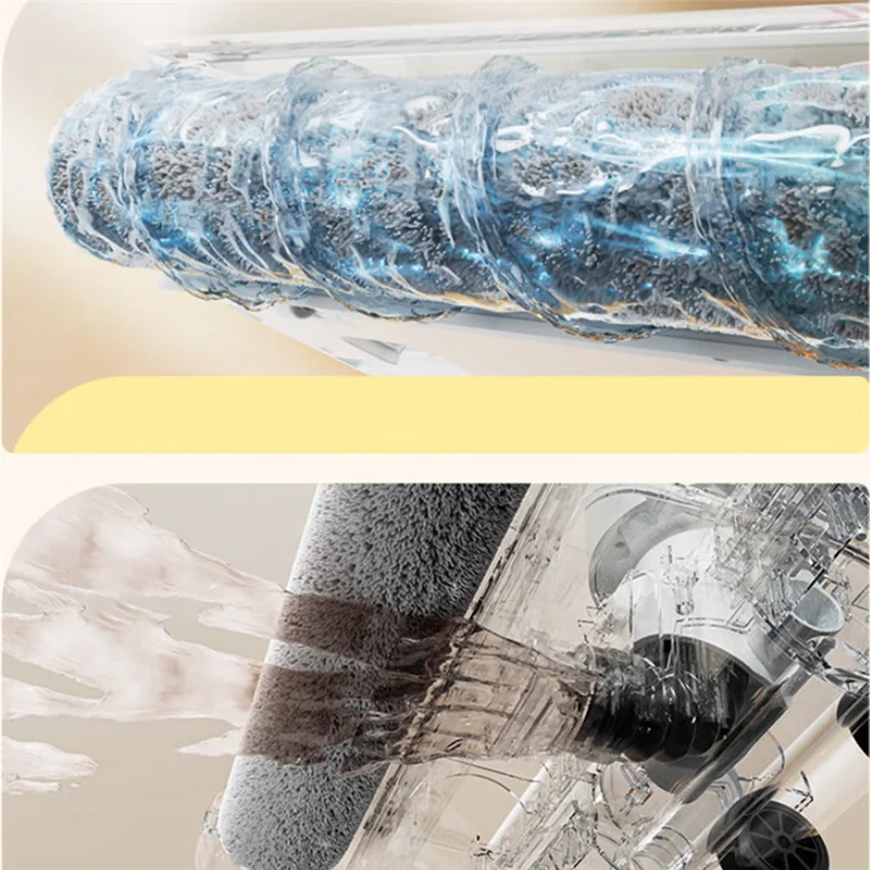 A006-Roller Pinsel Filter Schwamm Für Midea GT1 Boden Wäscher Zubehör Ersatz Ersatzteile Haupt Bürste