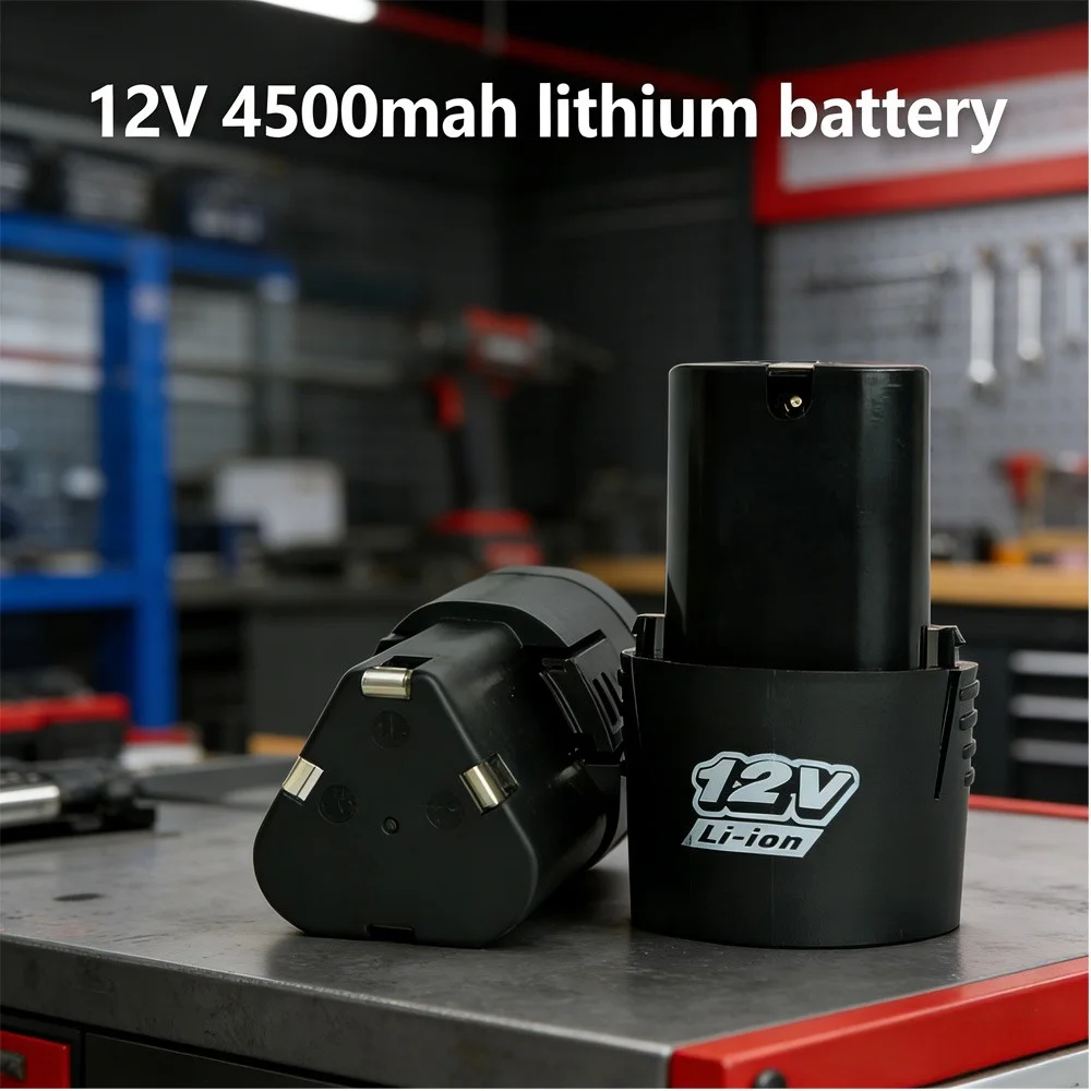 Akumulator litowy 12V 4500mAh, wymienny akumulator do elektrycznego wkrętaka, wiertarki i elektronarzędzi. — zdjęcie produktu 3