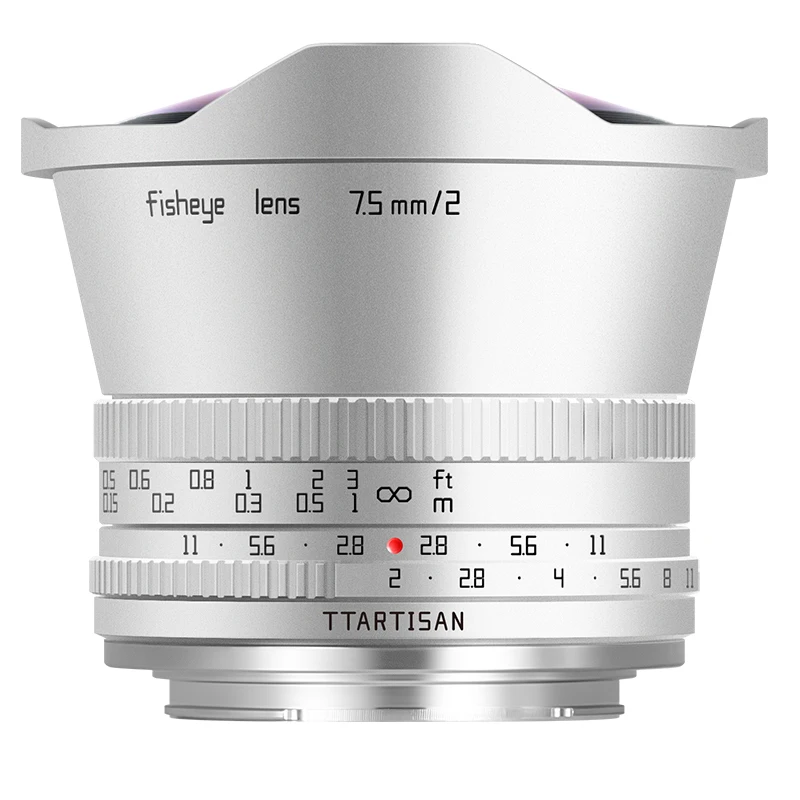 TTArtisan 7.5mm F2 APS-C Wide Angle Fisheye Lens for SONY E FUJI X