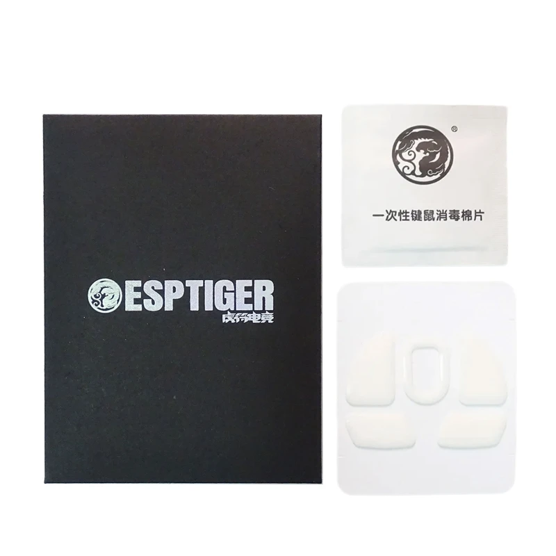 1 set versione ghiaccio mouse pattini pad bordi curvi rotondi adesivi piedi mouse per mouse ATK