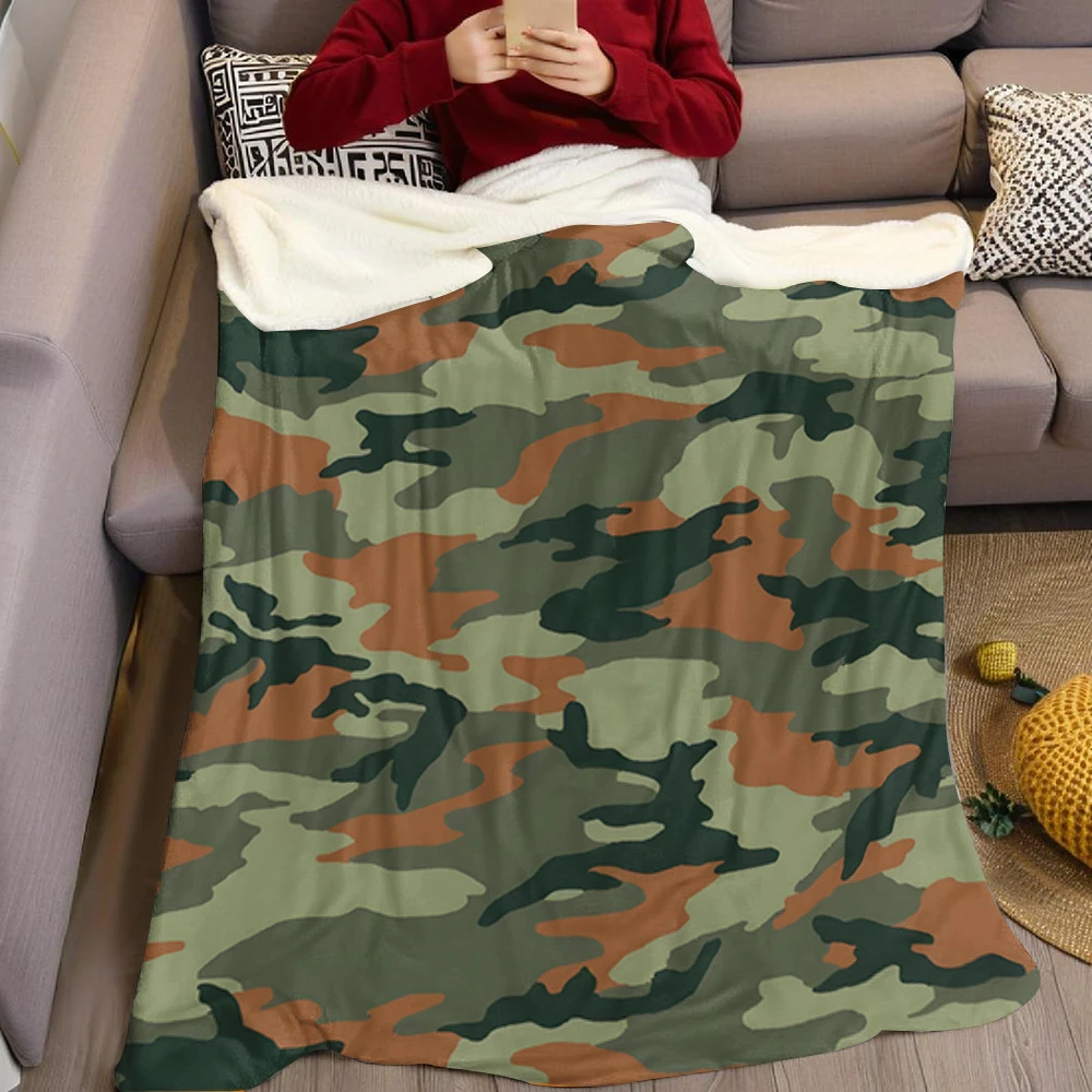 Orange Gothic Bat Soft Flannel Blanket Warm Cozy Throw Blanket for Bedroom Living Room Fuzzy Plush Bedspread Gift for Family
