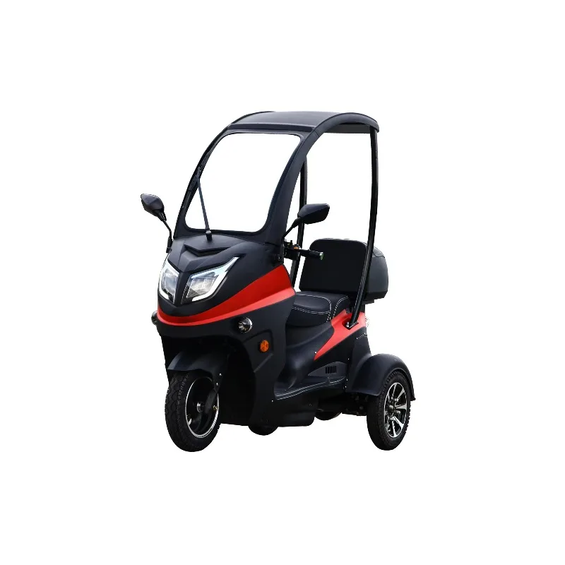 Compact Open 3-Wheel Electric Tricycle Motorcycle with Canopy Product Category of Electric Vehicles