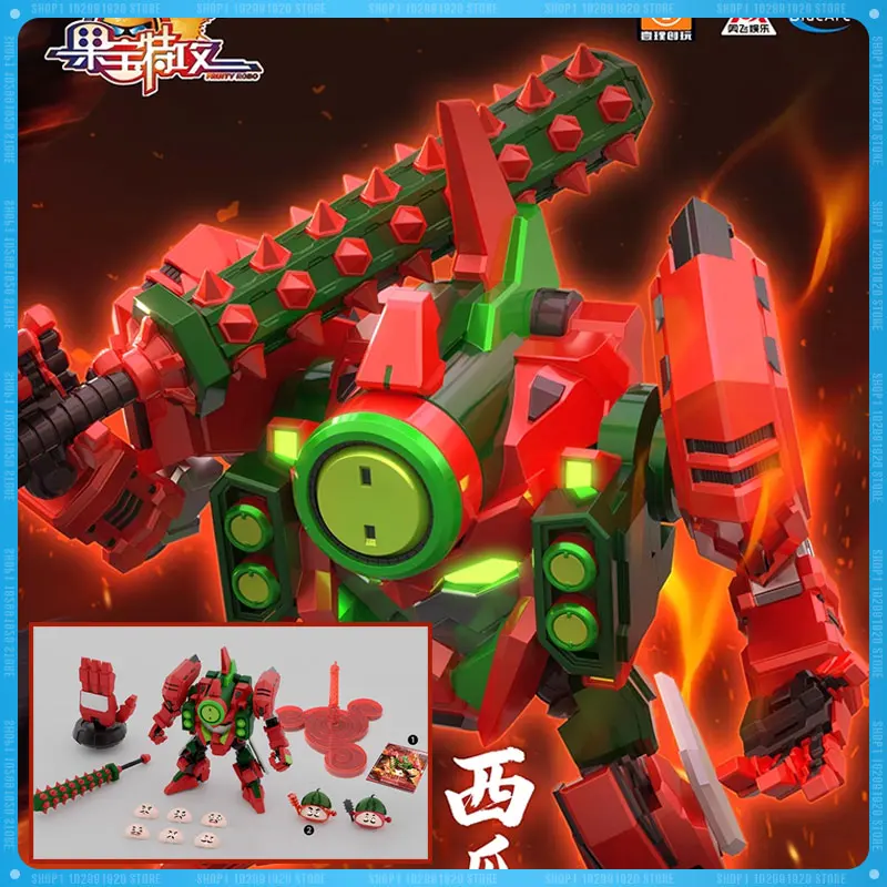 

Yili Chuang Play FRUITY ROBO Melon Guardian Hero Master Toy Anime Action Figure Assembly Mecha Model Collection Toys Gift