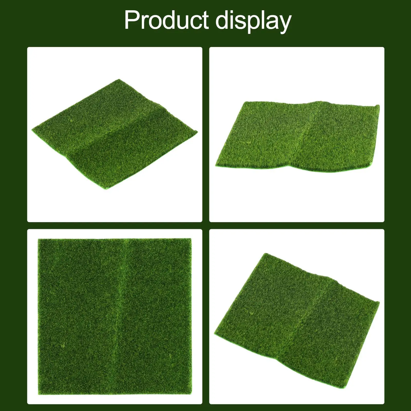 

Искусственный газон, имитирующий натуральный мх, из синтетического плюшевого материала, придает интерьеру естественный вид.